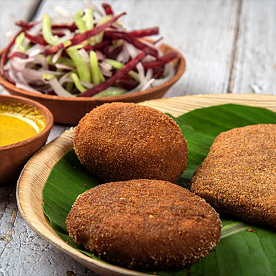 Mutton Cutlet Kolkata Style (6pcs/340g To 360g)