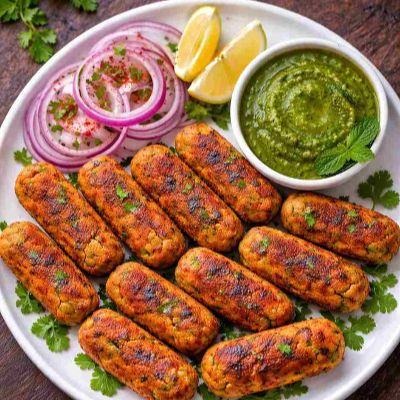 Veg Seekh Kebabs-12pcs-250gm