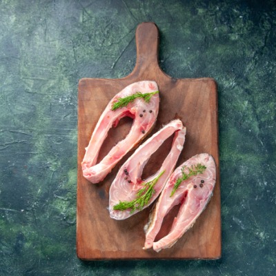 Fresh Rohu Curry Cut (Without Head) - 500g