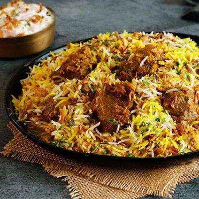 Hyderabadi Mutton Biryani (1kg)(2 X 500gm Pack)