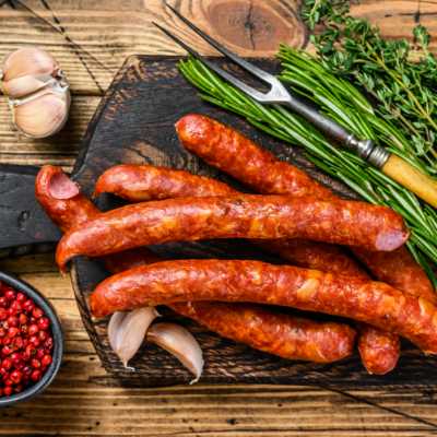 Pork Smoked Chorizo Sausages 500gm