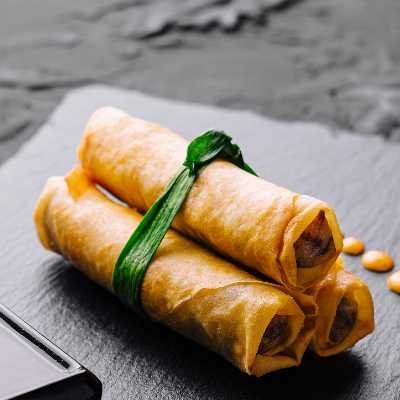 Flair Thai Spring Rolls 6 Pcs (Glass Noodles, Mushroom, Tofu)