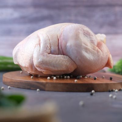 Full Chicken With Skin (Gross Weight 1.3 To 1.5 Kg)