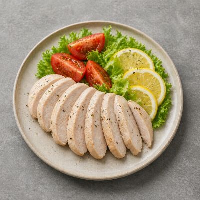 Poached Chicken Breast Herbs (Sliced)-250gm