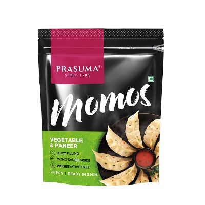 Parsuma Vegetable & Paneer Momos-24pcs
