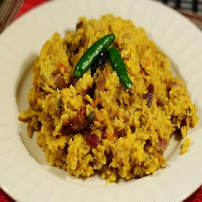 Spicy Egg Khichdi