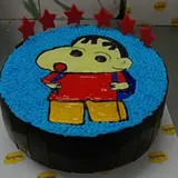 Shinchan Cartoon Theme Cake