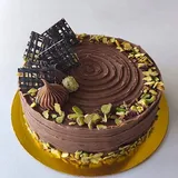 Kunafa Chocolate Cake