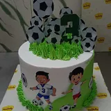 Football Theme Birthday Cake