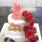 Barbie Theme Birthday Cake