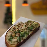 Sourdough Brocolli And Mushroom Toast