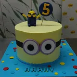 Minion Theme Birthday Cake