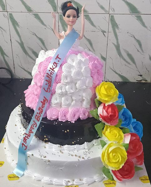 Glamorous Barbie Princess Cake