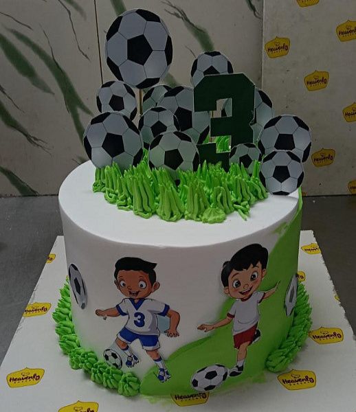 Football Theme Birthday Cake