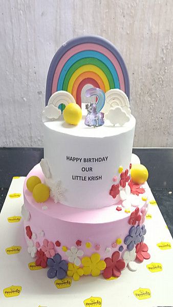 Rainbow Theme Cake