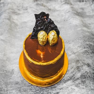 Ferrero Cake [Eggless]