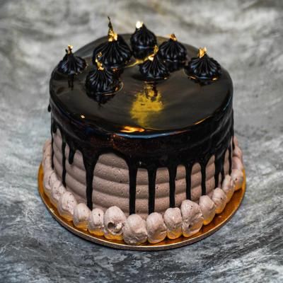 Chocolate Mousse Cake [Eggless]