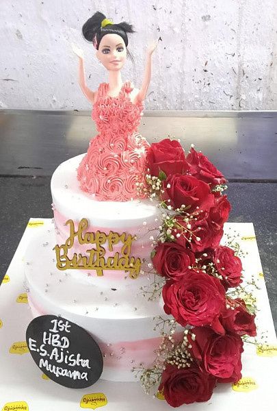 Barbie Theme Birthday Cake