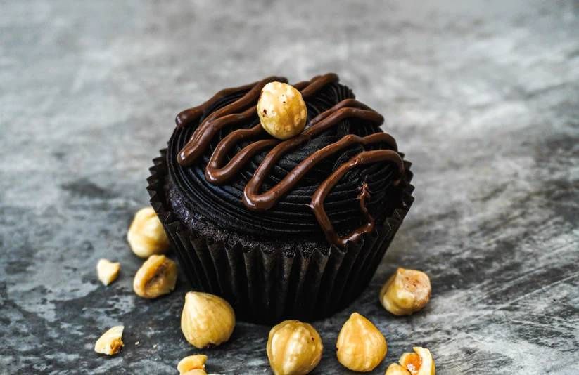 Chocolate & Hazelnut Cupcake