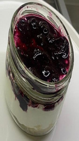 Blueberry Jar Cake