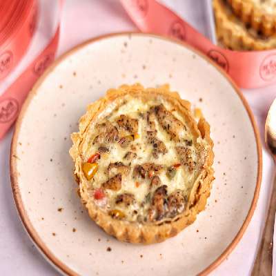 Chicken & Mushroom Quiche