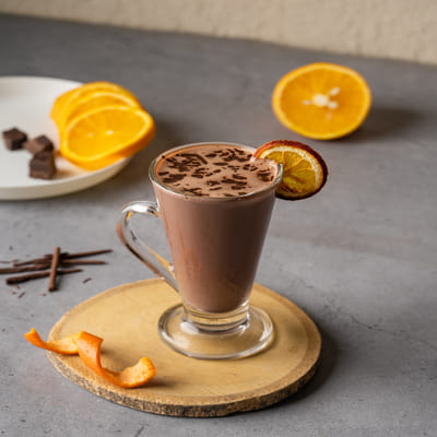 Orange Mint Hot Chocolate (200ml)