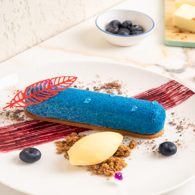 Heavenly Blueberry Harmony Entremets