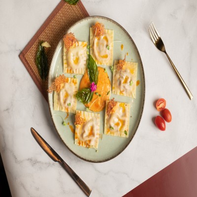 Cottage Cheese Sundried Tomato Zucchini Ravioli