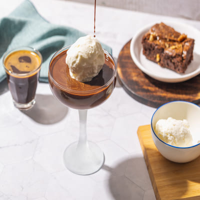 Mocha Brownie Affagato