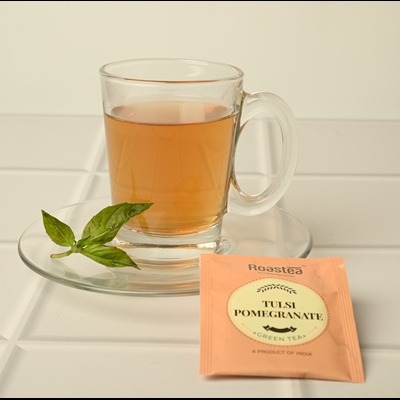 Tulsi Pomegranate Green Tea