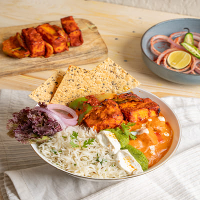 Paneer Tikka Rice Bowl