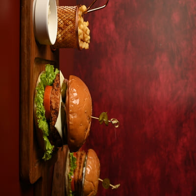 Crispy Aloo Cheese Burger