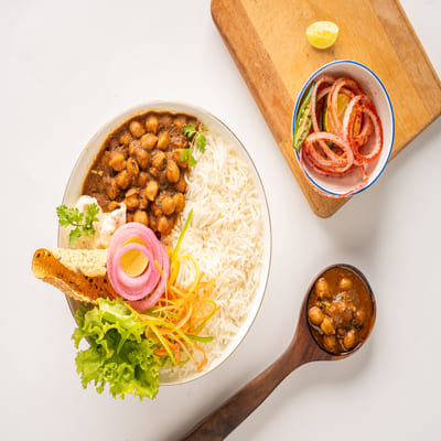 Pindi Choley Rice Bowl