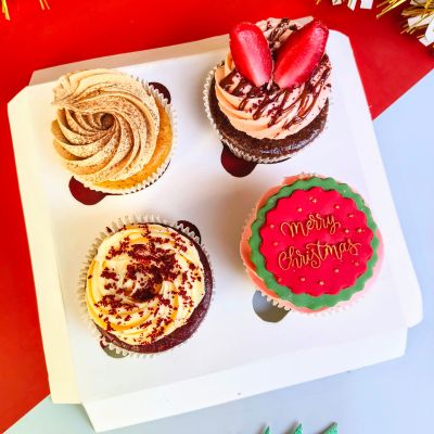 Mistletoe Cupcake Combo