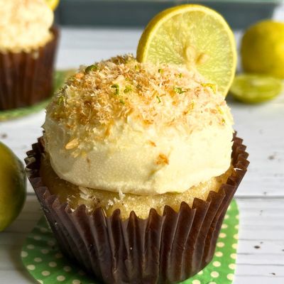 Lime Coconut Cupcake