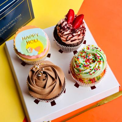 Holi Greetings Cupcake Assortment