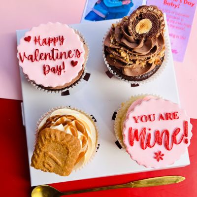 Valentine's Gourmet Cupcake Combo