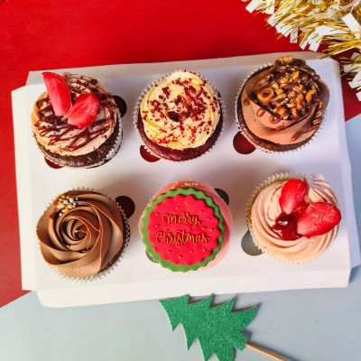 Merry Christmas Cupcake Combo