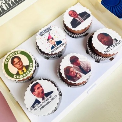 The Office Birthday Cupcakes