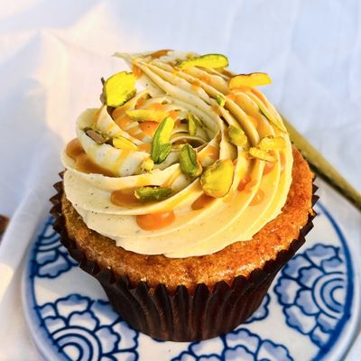 Pista Praline Cupcake