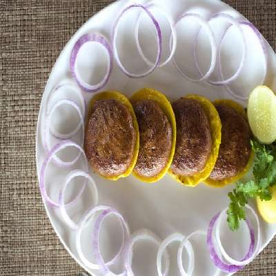 Veg. Galouti Kebab With Ulta Tawa Parantha