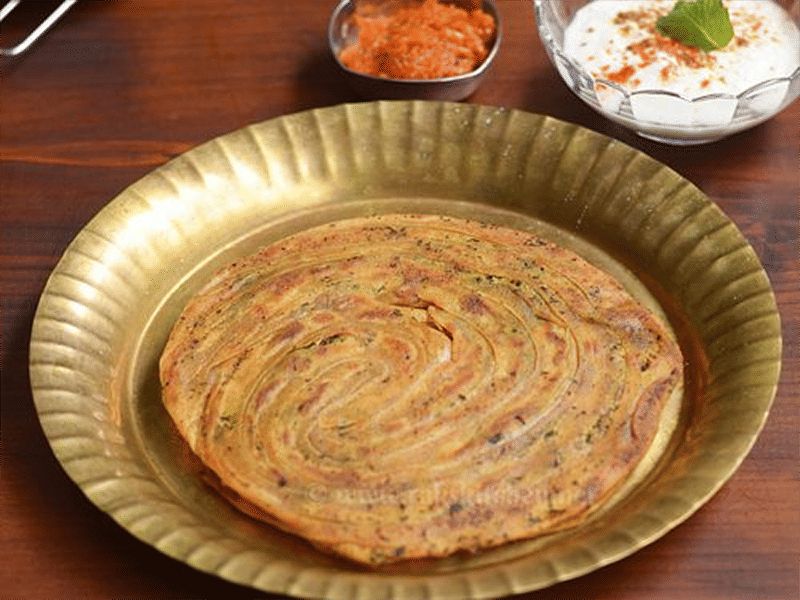Pudina Lachha Paratha