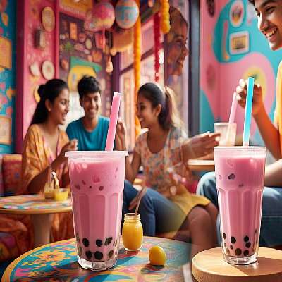 Bubble Gum Bubble Tea