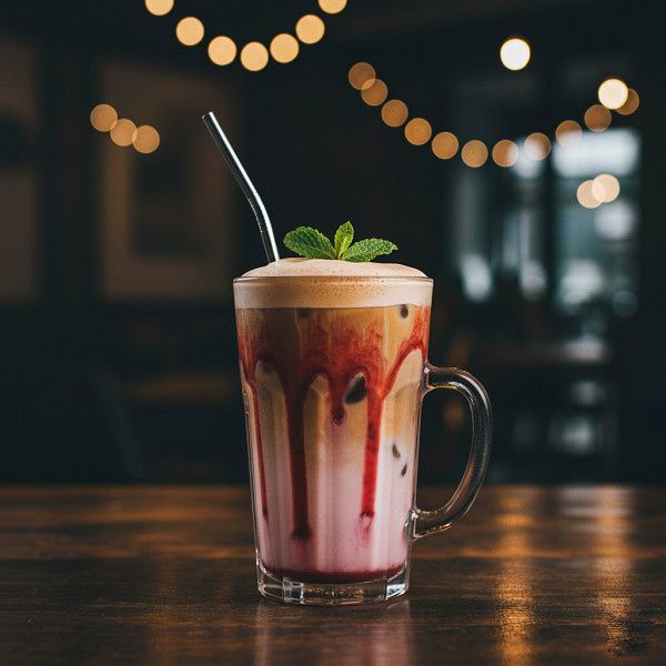 Strawberry Iced Mocha