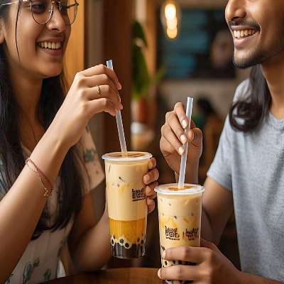 Mango Tea Bubble Tea