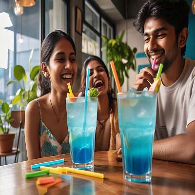 Electric Blue Lagoon