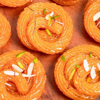 Desi Ghee Paneer Jalebi