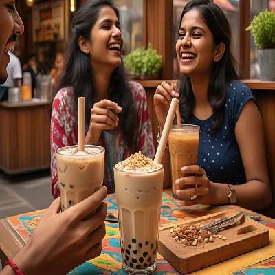 Hazelnut Bubble Tea