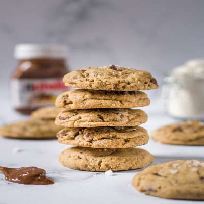 Nutella Sea Salt Cookie