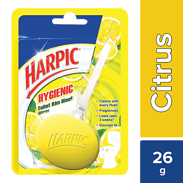 Harpic Hygienic Toilet Rim Block Citrus